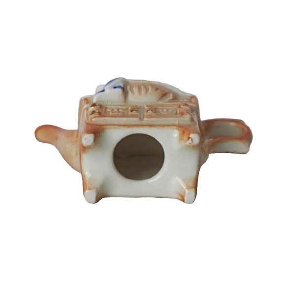 Vintage Mini Miniature Paul Cardew Wash Stand Cupboard Tea Pot Teapot - Picture 6 of 7